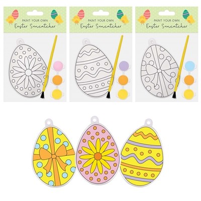 Assorted Paint Your Own Suncatcher Kit - Unique DIY Window Decoration Home Decor Accessory