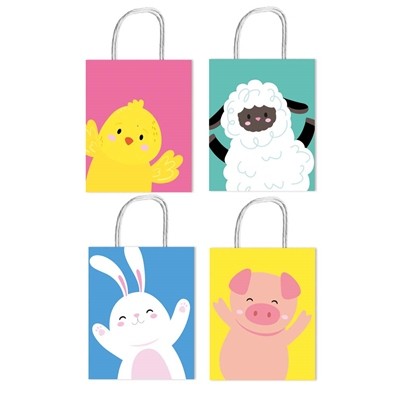 Easter Treat Bags - Assorted Candy Storage Containers and Decorative Gift Bags for Parties and Events