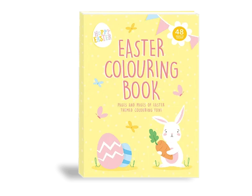 Easter Colouring Book - 48 Page Activity Pack for Kids