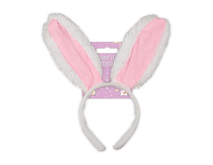 Easter Bunny Ears Headband - Adorable Easter Accessory or Halloween Costume Addition