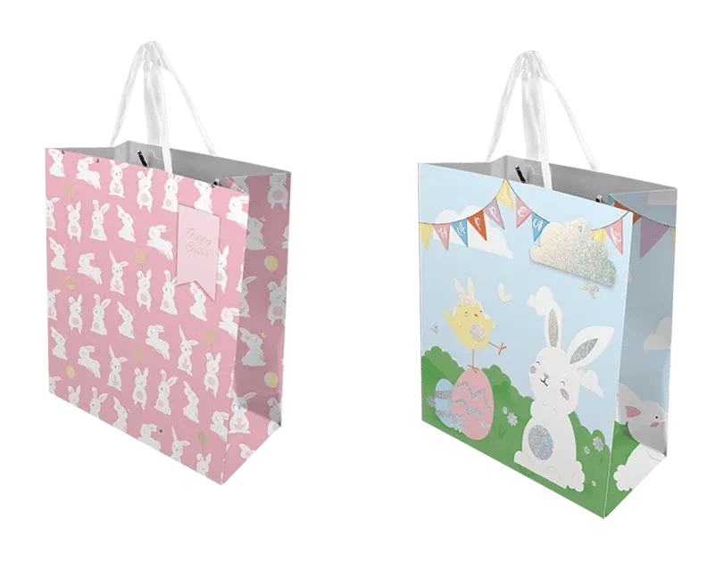 Easter Medium Gift Bag - Elegant Easter Decoration and Party Supplies
