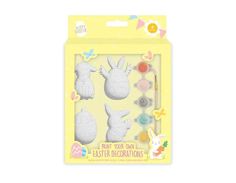 Paint Your Own Easter Decorations Kit - DIY Home Decor Projects