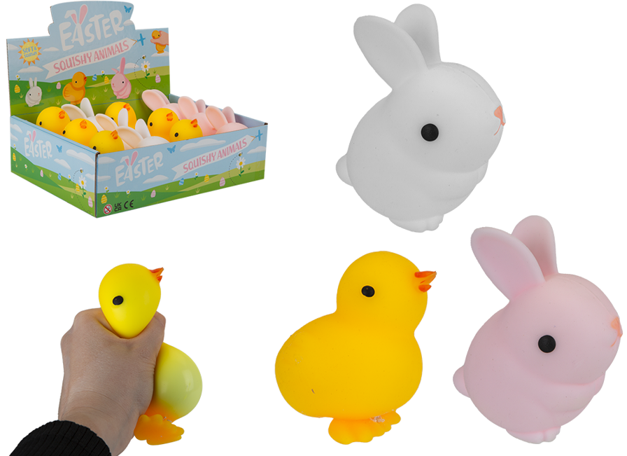 Springtime Squishy Animals - Soft Plush Toy Decorations for Home and Office