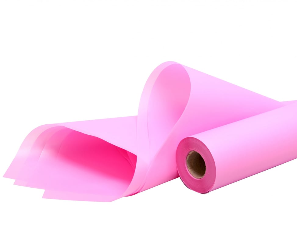 Baby Pink Frosted Film - Decorative Window Decal for Home Improvement and Privacy Protection (80mx80cm)