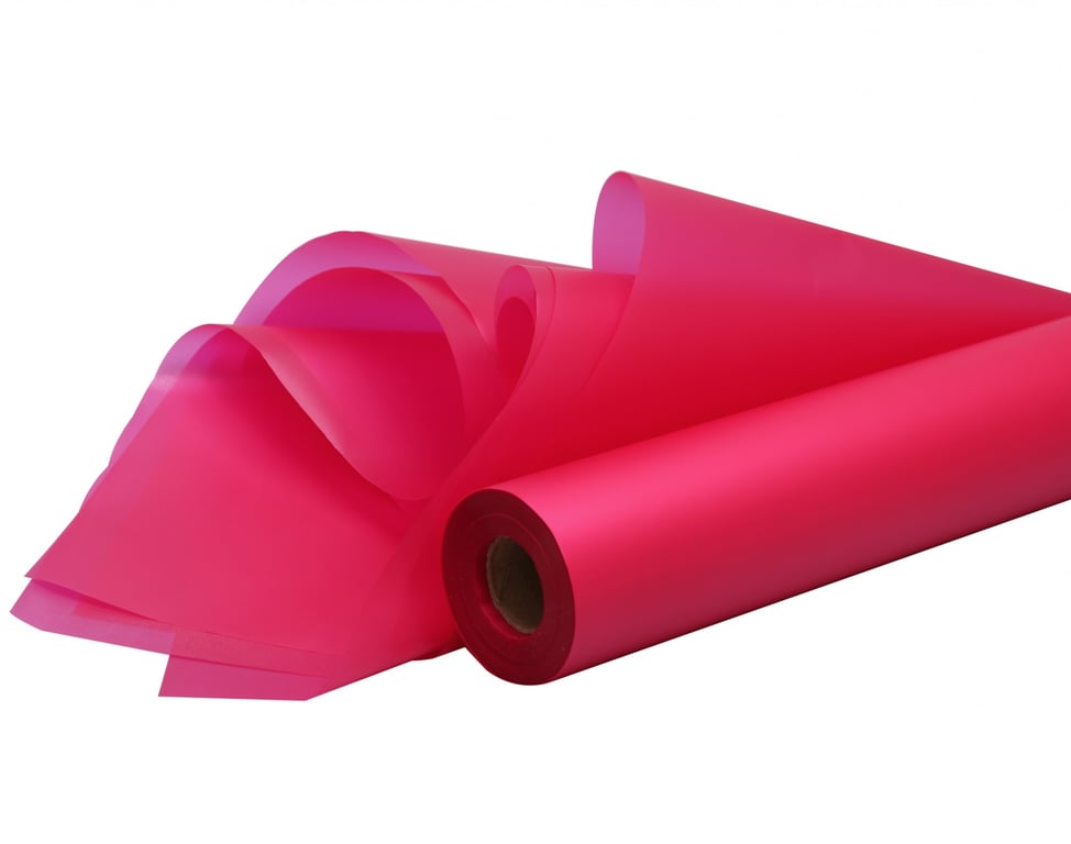 Fuschia Frosted Film - 80mx80cm Home Decor Room Divider and Privacy Screen Film for Home Improvement