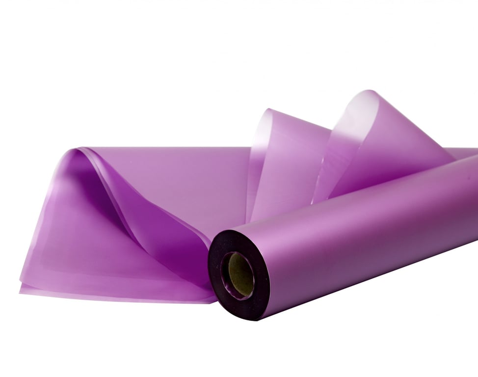 Purple Frosted Window Film - Decorate Your Home & Event Spaces with Elegant Frosting Effect (80mx80cm)