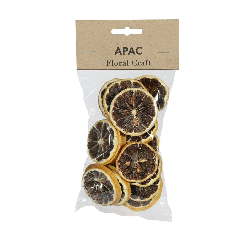 Dried Lemon Slices - Home Decor Citrus Decoration Pack of 12