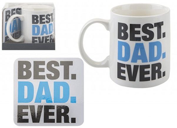 Dad s Favorite Coffee Mug & Coaster Set - Perfect Home Gift for Him