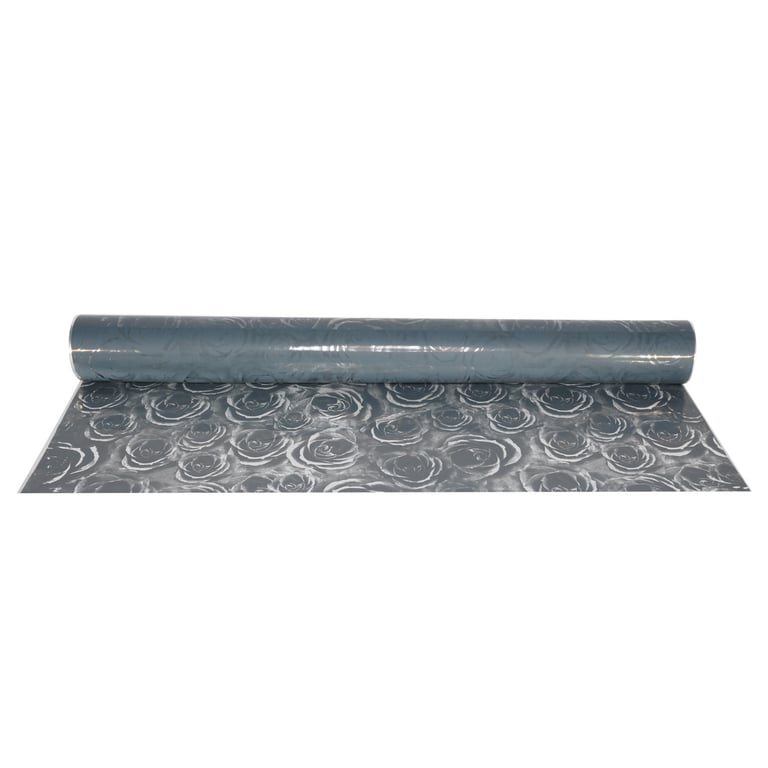 Grey Rose Film - Elegant Floral Wall Decal for Home Decor