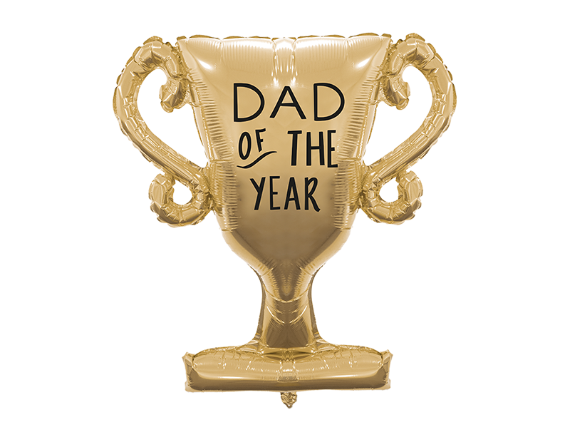 36 Inch Dad Trophy Foil Balloon - Perfect Party Decoration for Father s Day Celebration