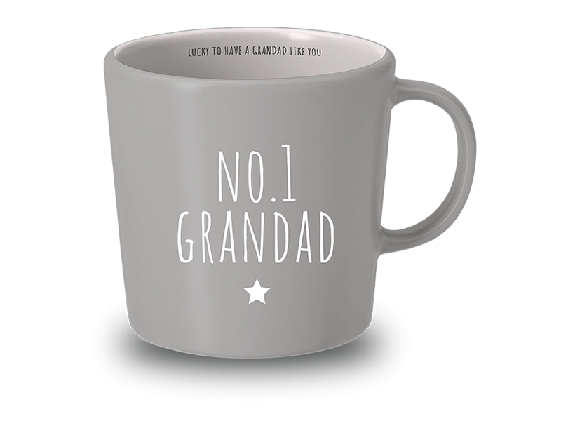 Grandad Matte Ceramic Mug - Insulated Casual Homeware Set