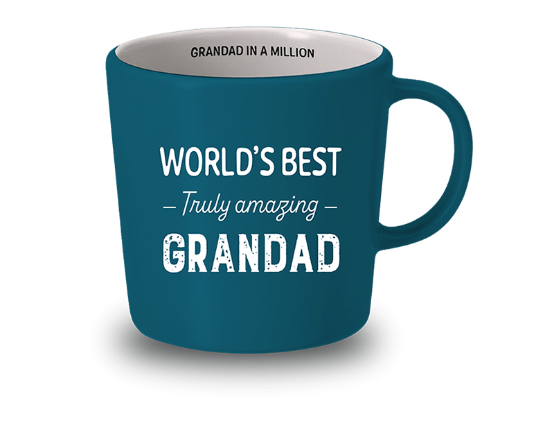 Grandad Matte Ceramic Mug - Insulated Casual Homeware Set