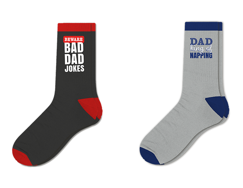 Funny Dad Socks - Unique Fathers Day Presents and Humorous Gifts for Him