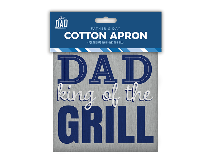 Fathers Day Cotton Apron - Durable Kitchen Essentials Gift For Father