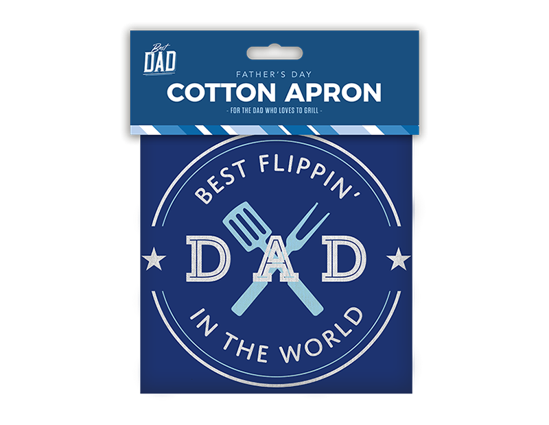 Fathers Day Cotton Apron - Durable Kitchen Essentials Gift For Father