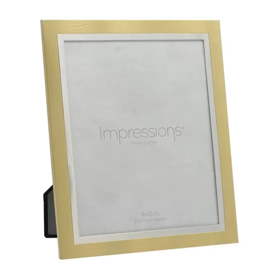 Brushed Gold 8x10 Inch Home Decor Photo Frame Wall Decoration