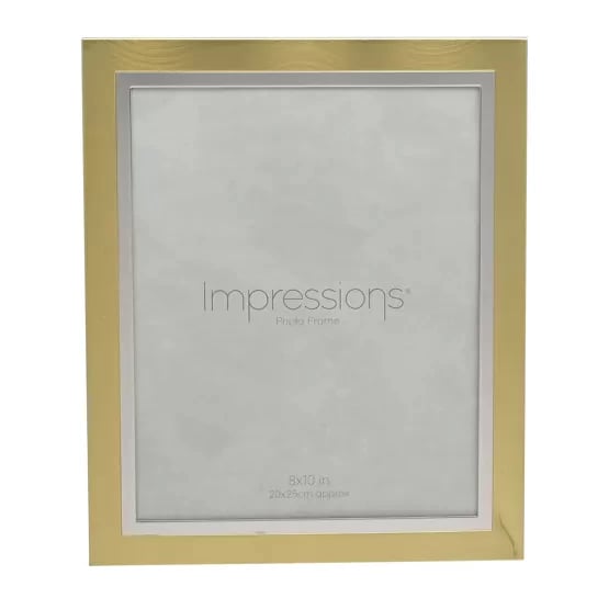 Brushed Gold 8x10 Inch Home Decor Photo Frame Wall Decoration