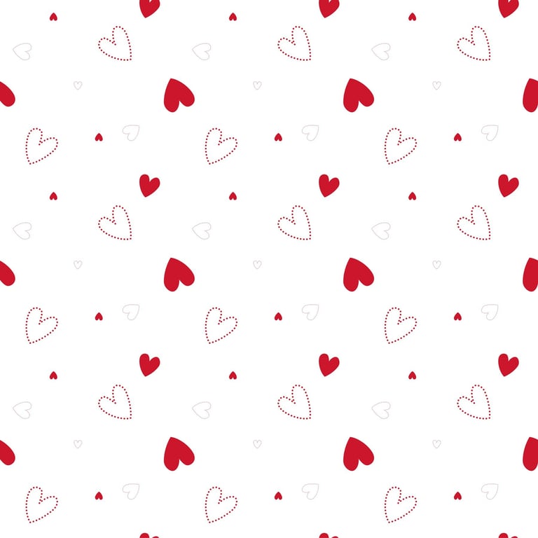 Red Dotty Hearts Film - Heart Shaped Wall Decal for Home Decor, 100mx80cm Red Dot Pattern Stickers