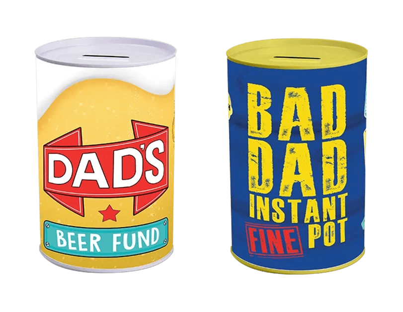 Fathers Day Money Tin - Personalized Money Holder Gift for Dad