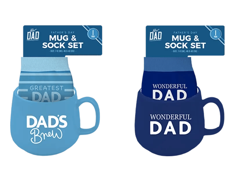 Personalized Father s Day Mug & Sock Gift Set - Home Decor Gifts for Men