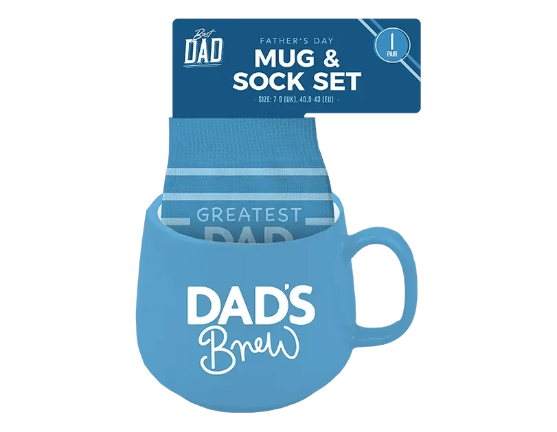 Personalized Father s Day Mug & Sock Gift Set - Home Decor Gifts for Men