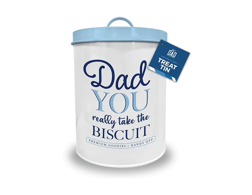 Personalized Fathers Day Gift Tin - Handmade Goodies & Custom Message Box