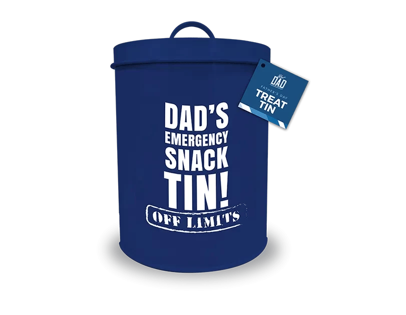 Personalized Fathers Day Gift Tin - Handmade Goodies & Custom Message Box