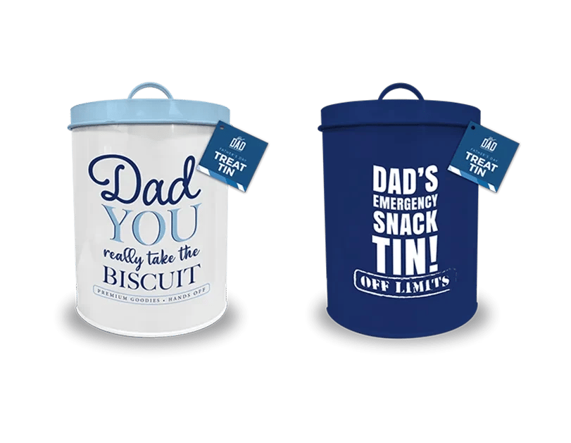 Personalized Fathers Day Gift Tin - Handmade Goodies & Custom Message Box