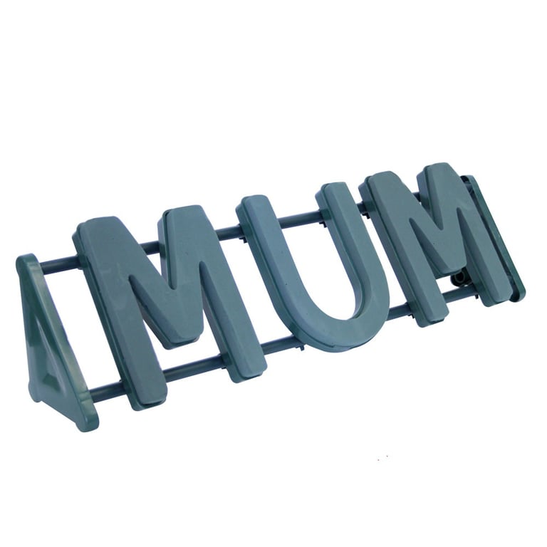 Spicer Designs Foam Mum Wall Art - Farmhouse Style Nursery Decoration
