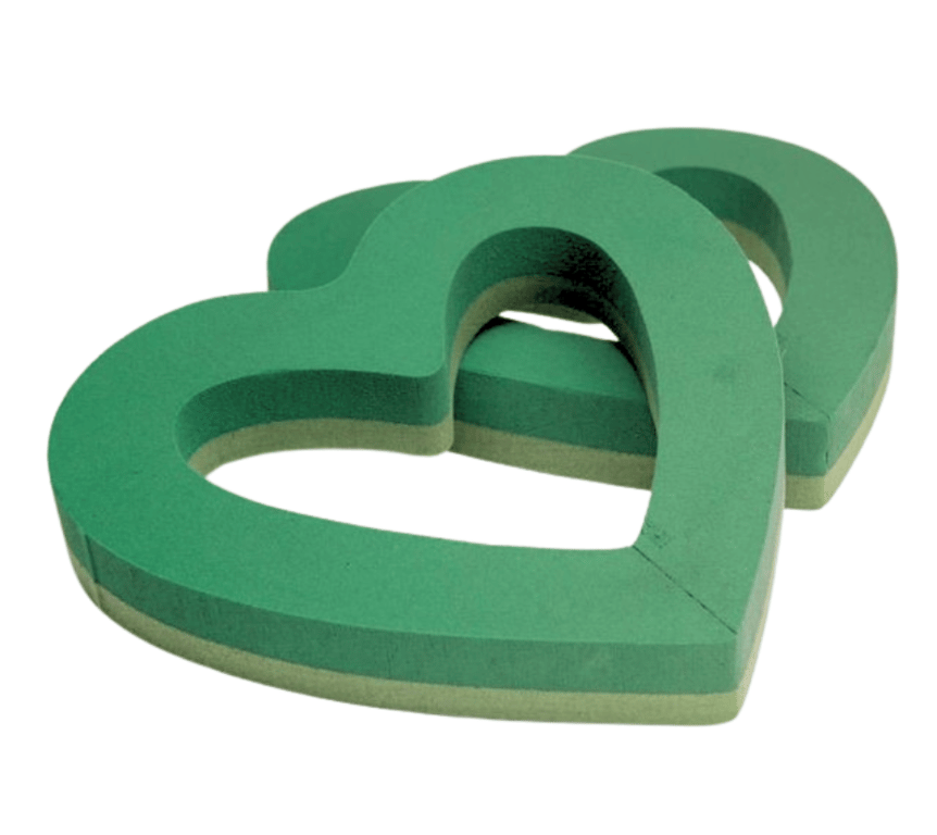 15 Inch Foam Heart Frames - 2 Pack Open Decorations for Home Wall Decoration