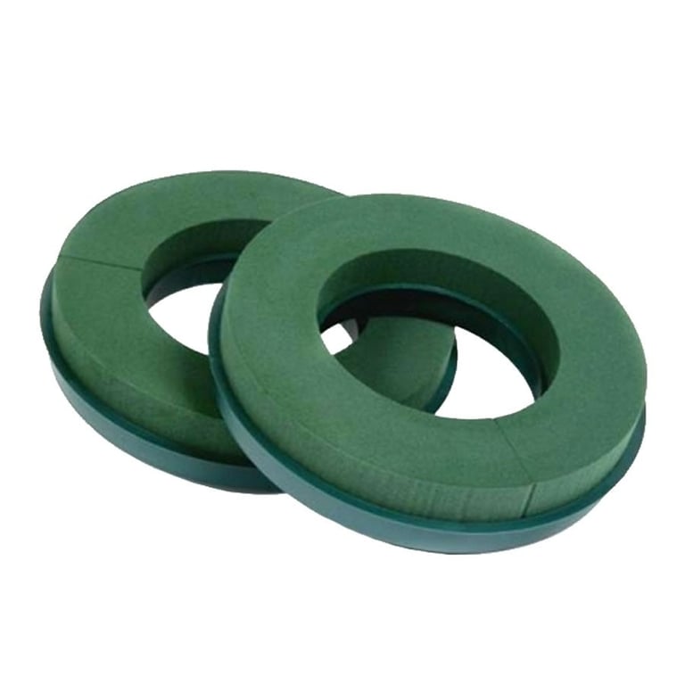 Spicer Designs 12 Inch Plastic Foam Ring Set (2 Pack) - Indoor Home Decor Decoration
