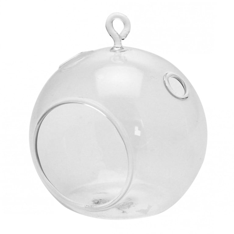 8cm Glass Hanging Bubble Tealight - Ambience Home Decor Decoration
