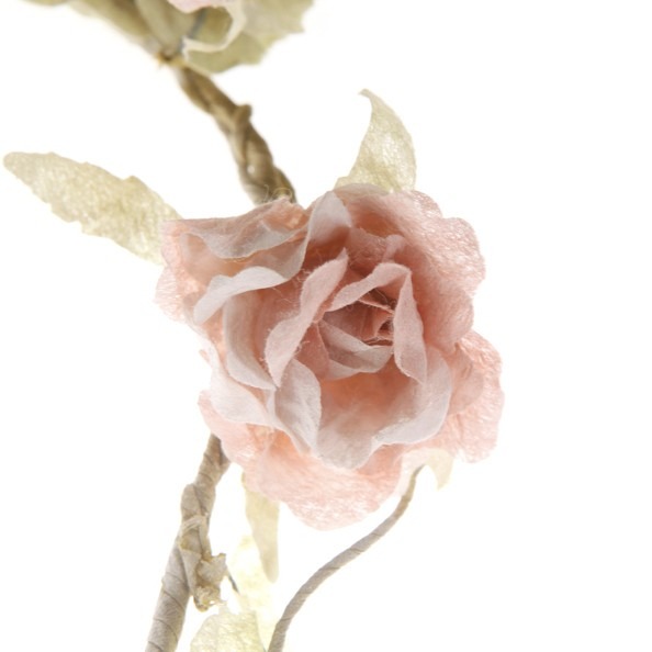 Light Pink Rose Garland - Elegant Home Decor and Party Decoration