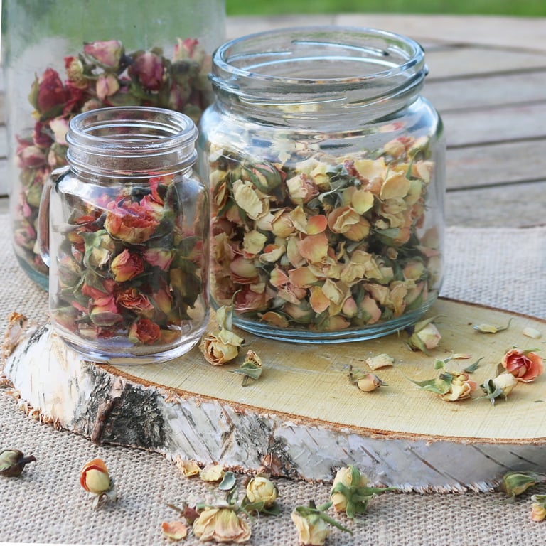 10cm x 9cm Glass Jam Jar - Ideal Home Storage and Kitchen Container