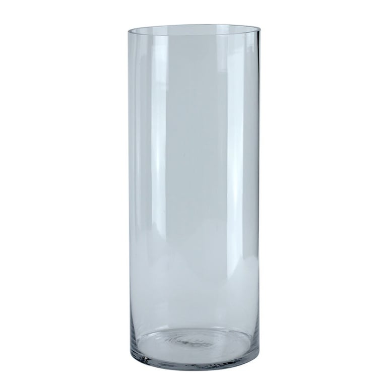 Large Cylinder Vase - Elegant Home Decor & Garden Decoration for Floral Arrangements and Interior Design