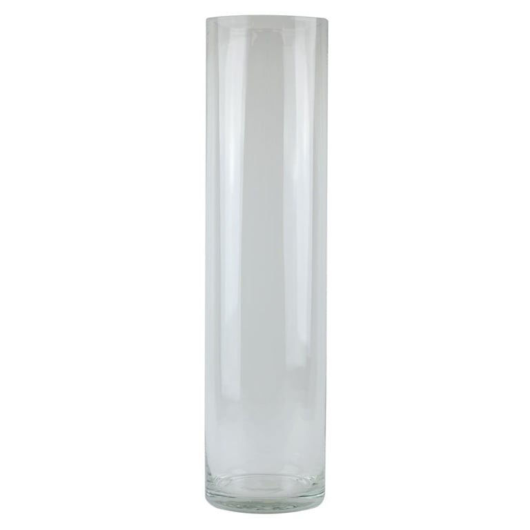 Large Cylinder Vase - Elegant Home Decor and Garden Decoration