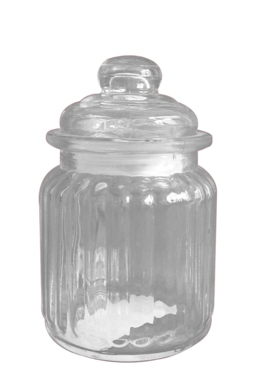 Candy Storage Jar - 13.5cm x 7.5cm Home Decor Kitchen Gadget for Sweet Treats