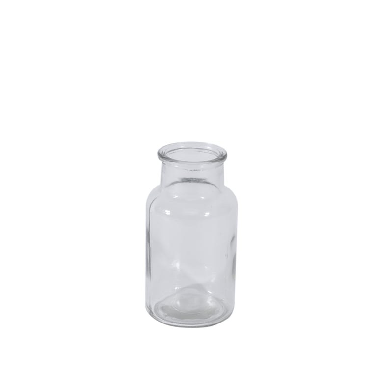 Apothecary Bottle Vase - 13cm Floral Home Decor with Apothecary Inspired Design