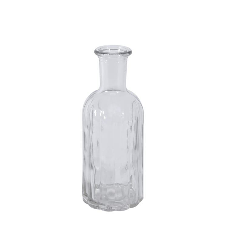 Flora Bottle - Eco-Friendly 14cm x 7.5cm Glass Storage Container for Kitchen & Home Garden Use