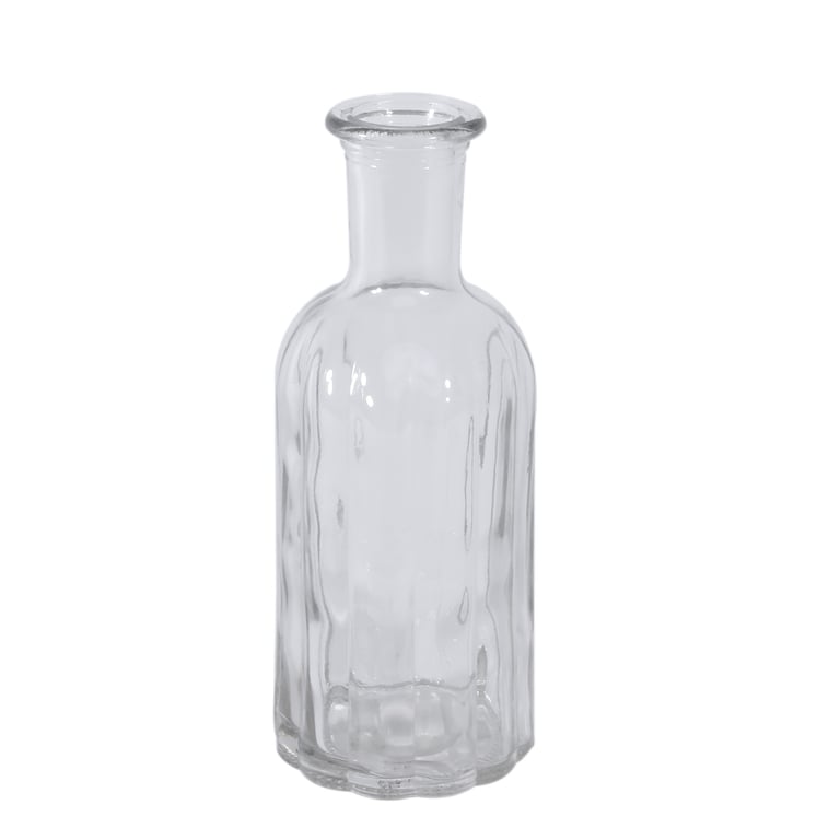 Flora Glass Bottle - 19cm Tall Eco-Friendly Kitchen Storage Container