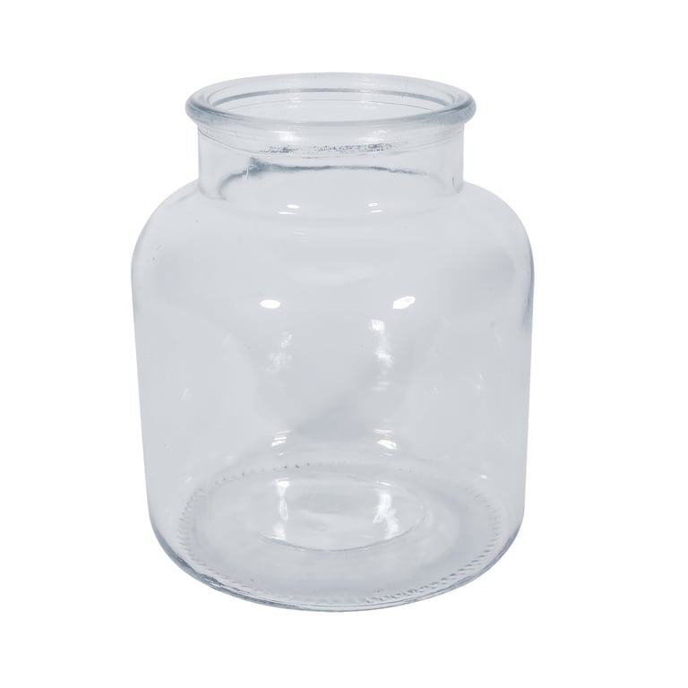 Apothecary Glass Bottle - Elegant Home Decor Storage Container for Essential Oils and Perfumes