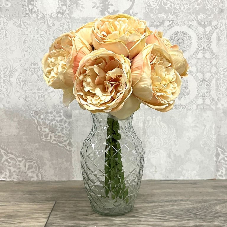 Textured Sweetheart Vase - 19cm Home Decor Accent