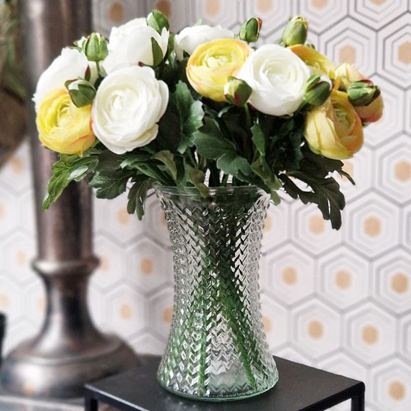 Geometric Hand-Tied Modern Flower Vase - Decorative Home Decor Item