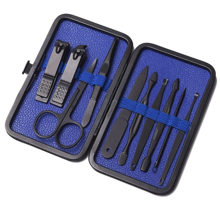 Mad Man Color Pop Blue Grooming Kit - Pet Grooming Supplies & Tools for Home Use