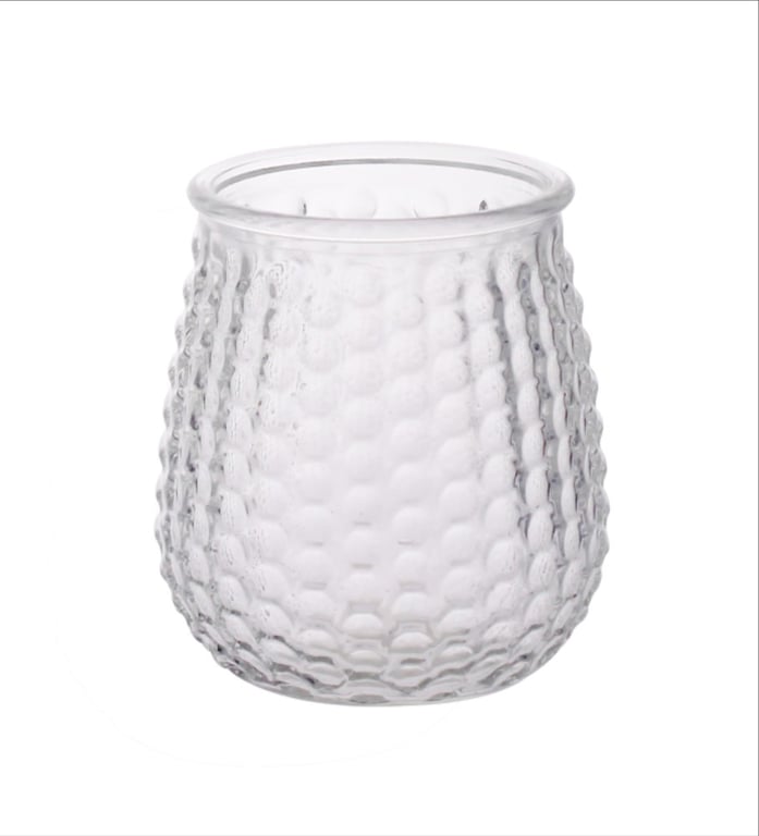 Trent Clear Glass Vase - Small Home Decor Accent for Living Room or Office