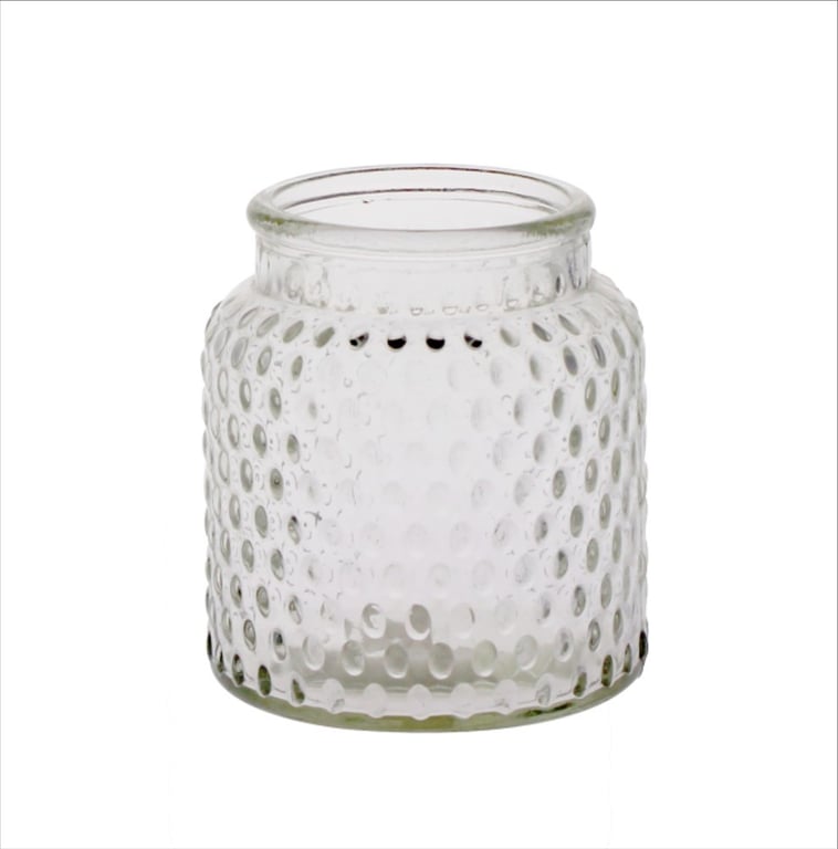 Pickwick Clear Glass Storage Jar - 11cm x 10cm Home Decor and Kitchen Storage Solution