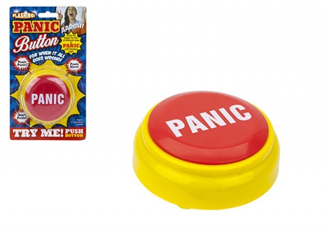 Novelty Shut Up Button - Humorous Home Decor Item and Quirky Office Accessory