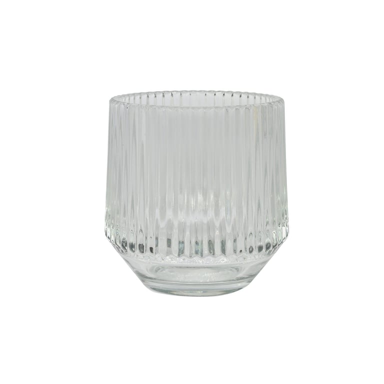 Rigel Ribbed Votive Candle - Elegant Home Decor Lighting Solution