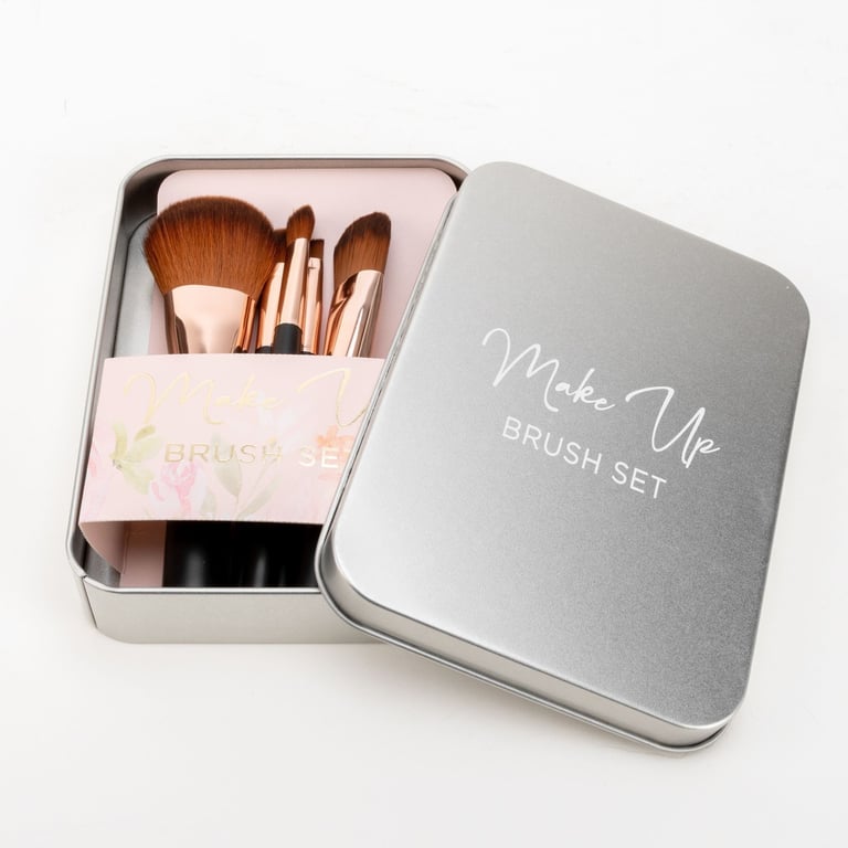Assorted Makeup Brush Sets - 4 Designs, Beauty Tools, Cosmetic Brushes
