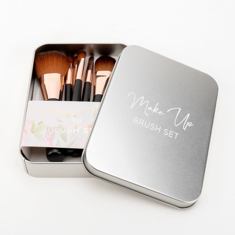 Assorted Makeup Brush Sets - 4 Designs, Beauty Tools, Cosmetic Brushes